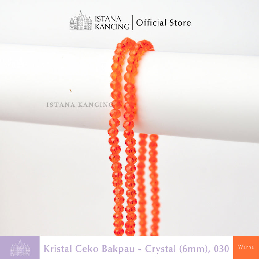 Kristal Ceko Bapau 6mm