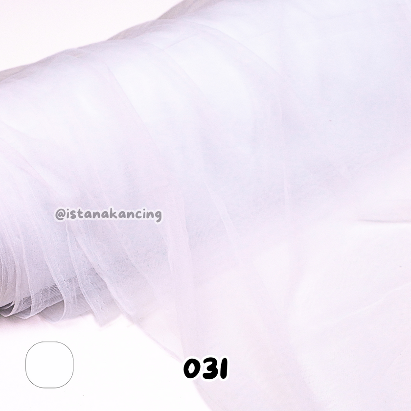 Kain Soft Tulle Lebar 150cm Monochrome Series