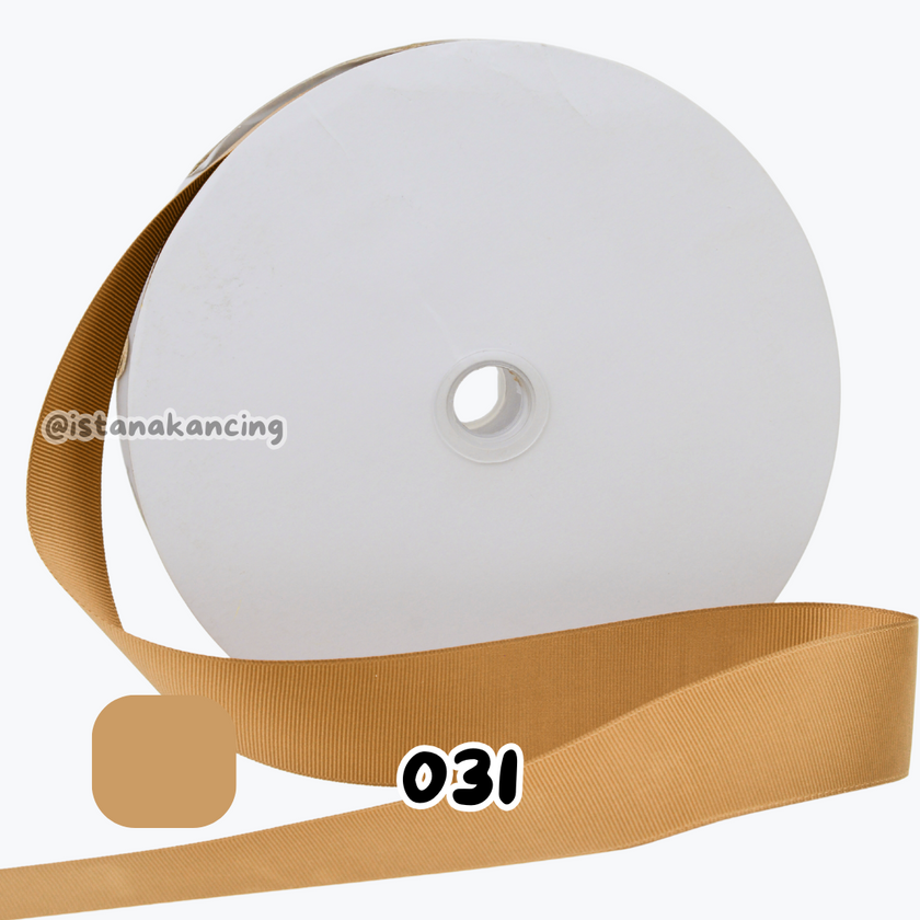 Grosgrain Wajah Ganda 1/2