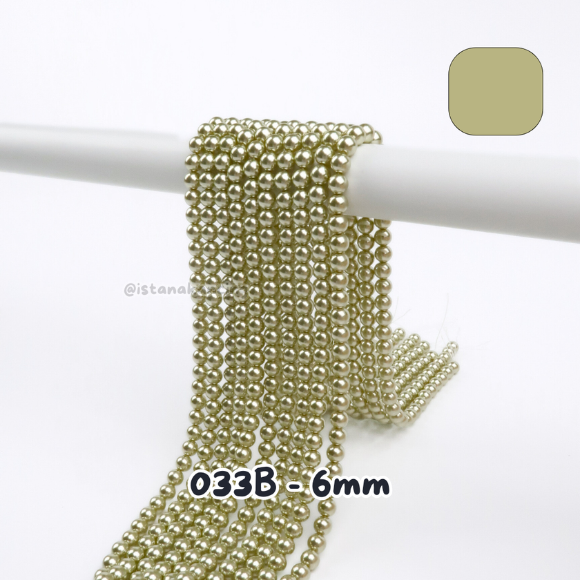 Mutiara Sintetis 6mm Pt 2