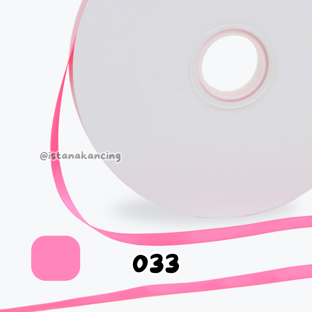 Double Face Satin Ribbon 1/4