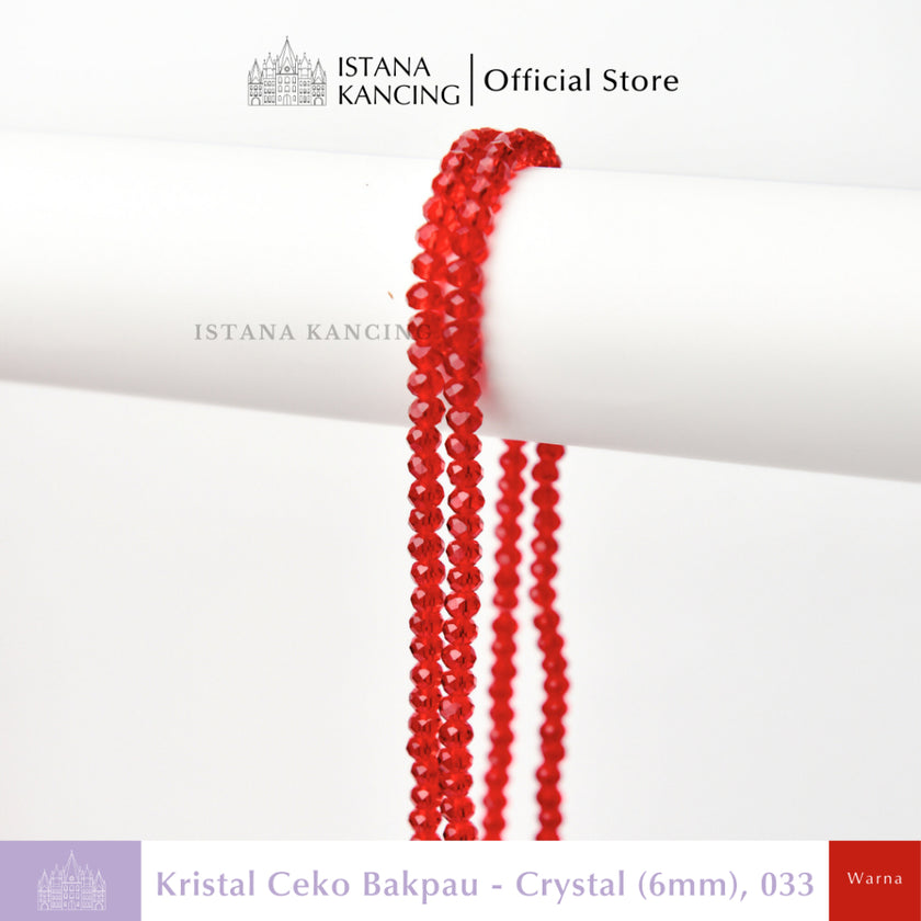 Kristal Ceko Bapau 6mm