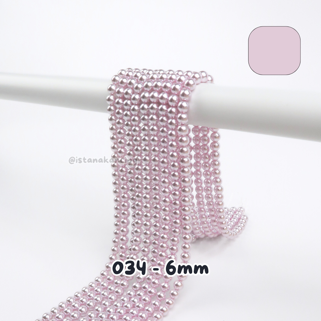 Mutiara Sintetis 6mm Pt 1