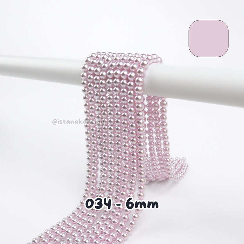 Mutiara Sintetis 6mm Pt 1