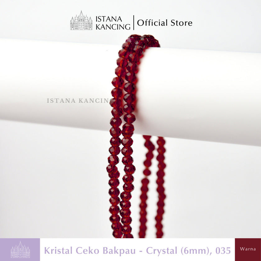 Kristal Ceko Bapau 6mm
