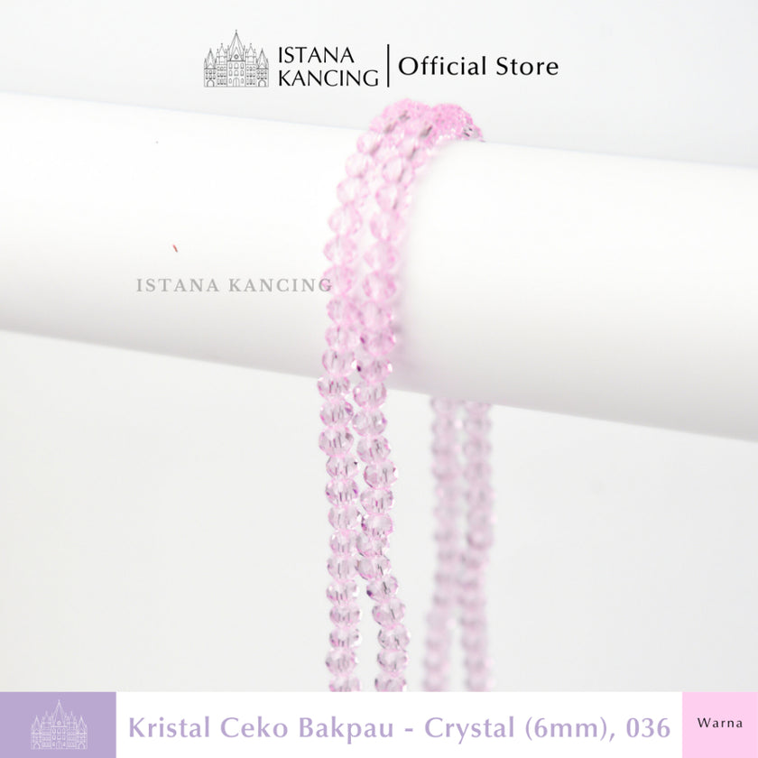 Kristal Ceko Bapau 6mm