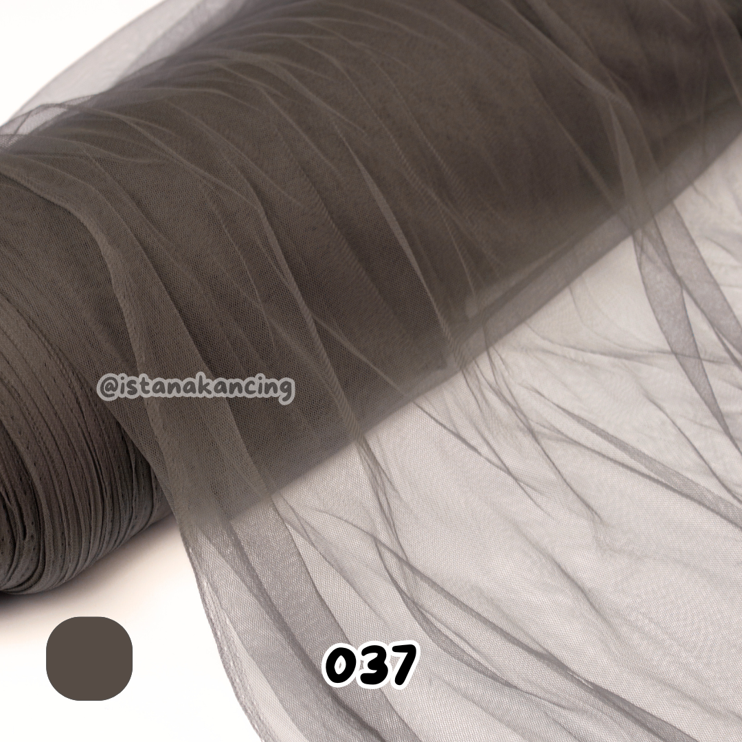 Kain Soft Tulle Lebar 150cm Monochrome Series