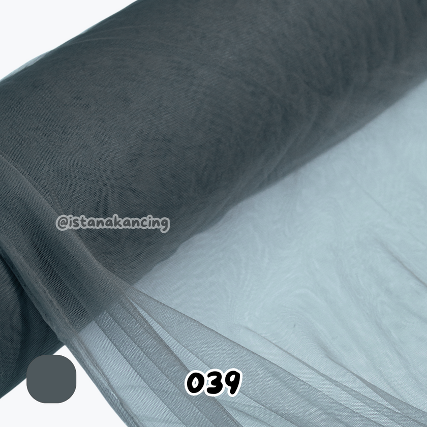 Kain Soft Tulle Lebar 150cm Monochrome Series