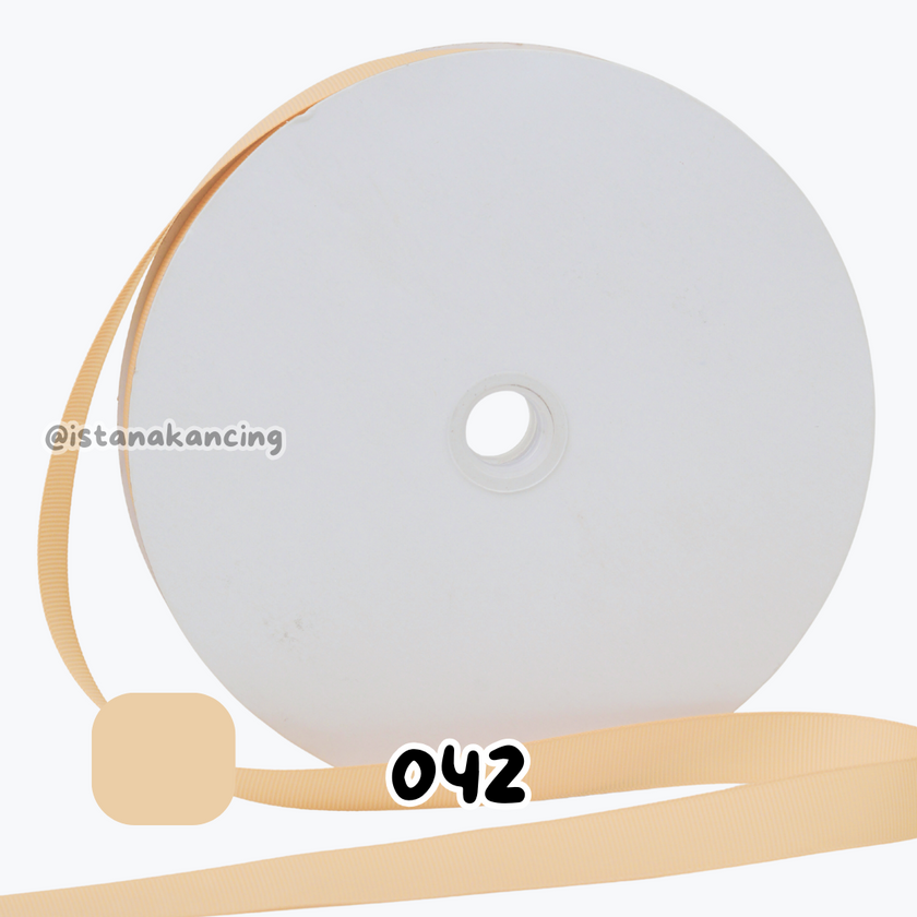 Grosgrain Wajah Ganda 3/4