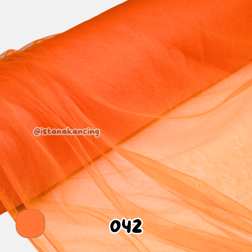 Kain Soft Tulle Lebar 150cm Yellow Series