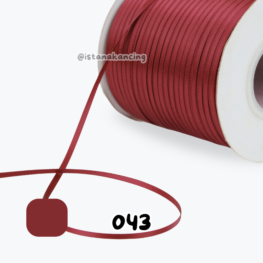 Pita Satin Dua Sisi 1/8