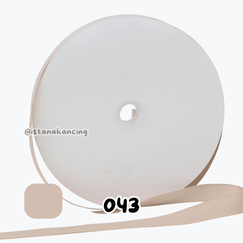 Grosgrain Wajah Ganda 3/4