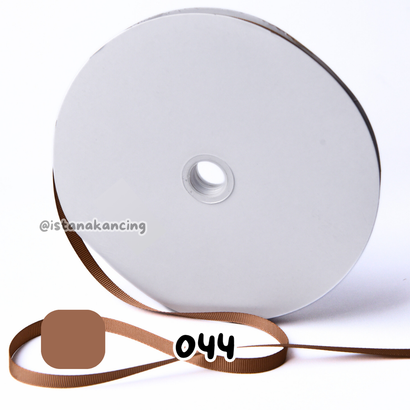 Grosgrain Wajah Ganda 3/8