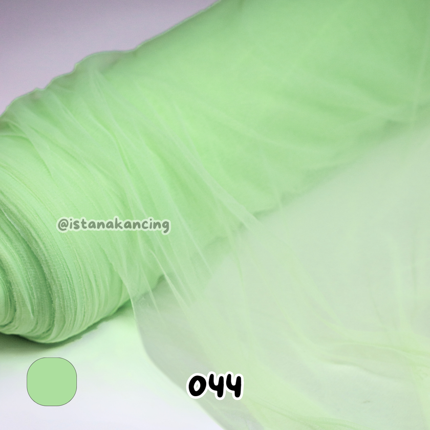 Kain Soft Tulle Lebar 150cm Green Series