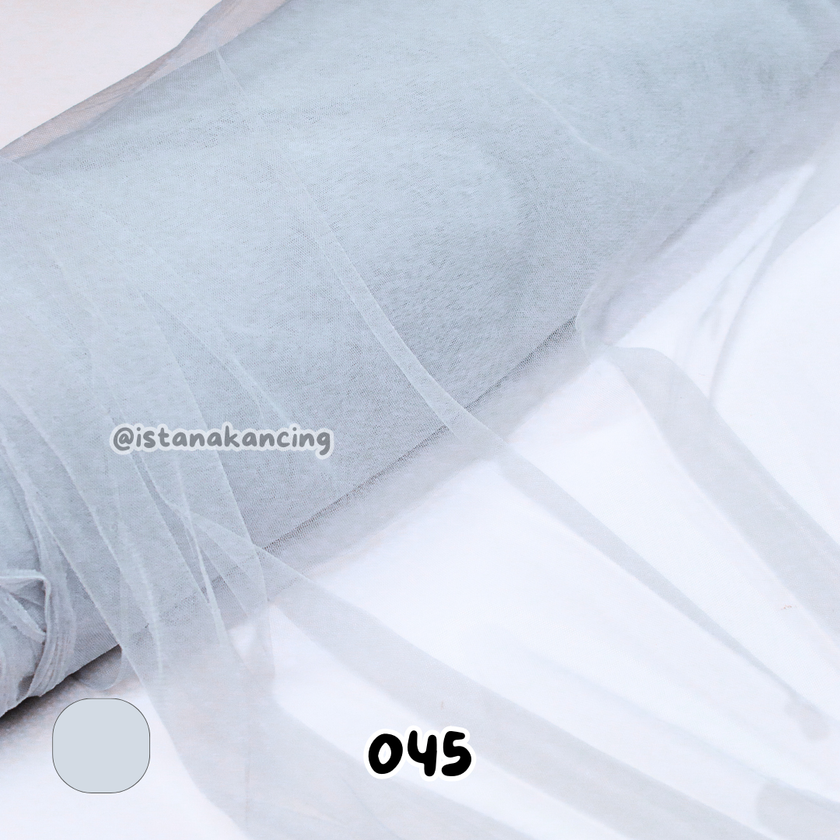 Kain Soft Tulle Lebar 150cm Blue Series