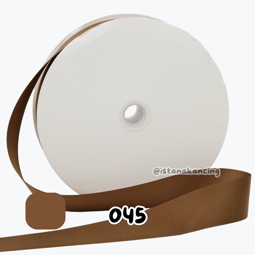 Grosgrain Wajah Ganda 1/2