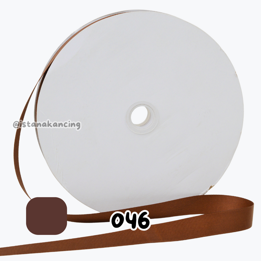 Grosgrain Wajah Ganda 3/4