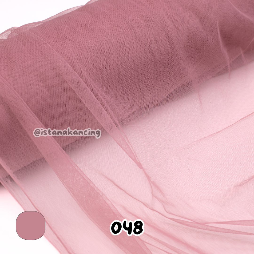 Kain Soft Tulle Lebar 150cm Pink Series