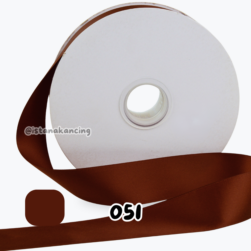 Pita Satin Dua Sisi 1/2