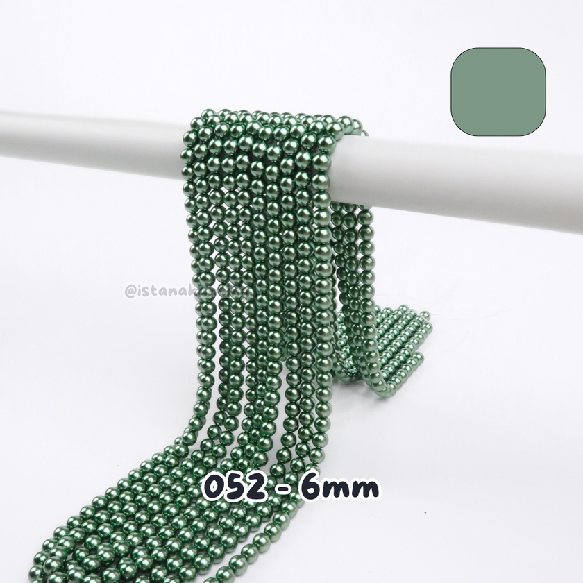 Mutiara Sintetis 6mm Pt 1