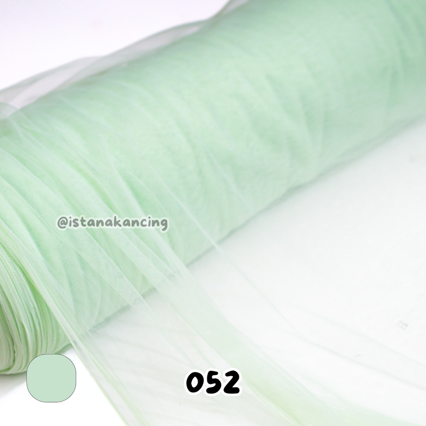 Kain Soft Tulle Lebar 150cm Green Series