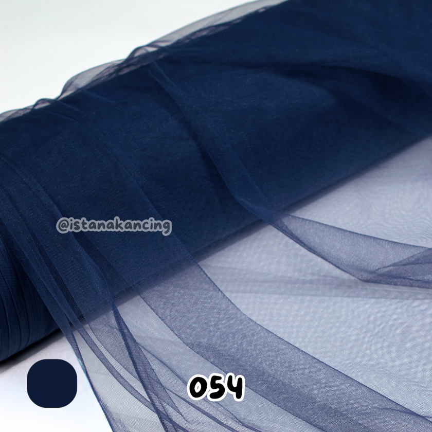 Kain Soft Tulle Lebar 150cm Blue Series