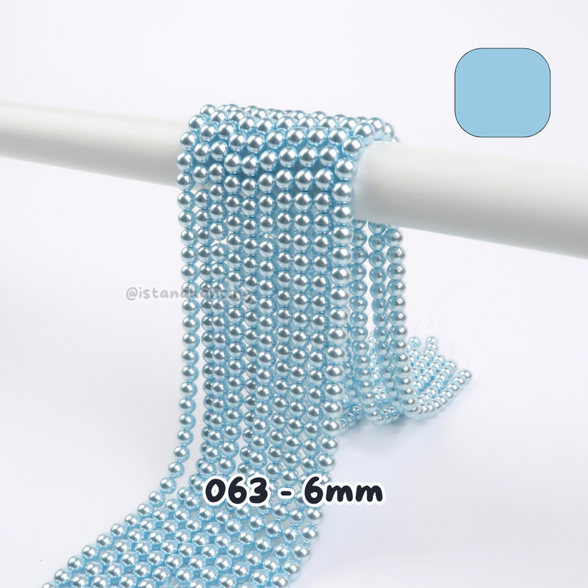 Mutiara Sintetis 6mm Pt 1