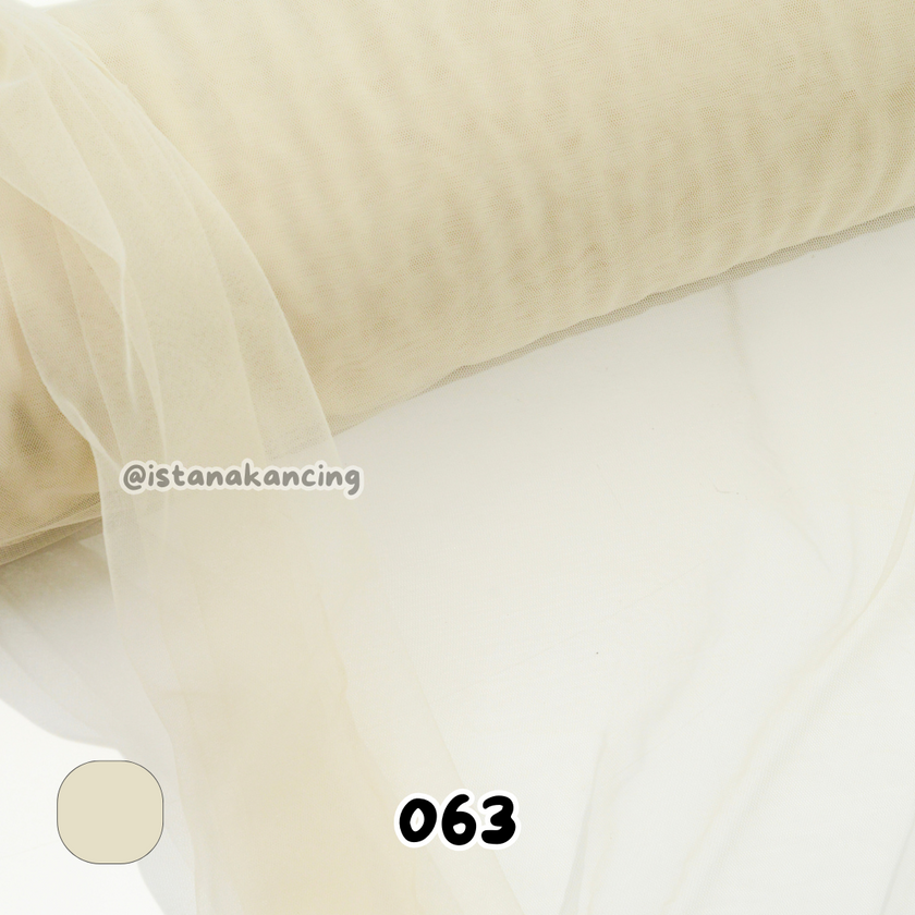 Kain Soft Tulle Lebar 150cm Yellow Series