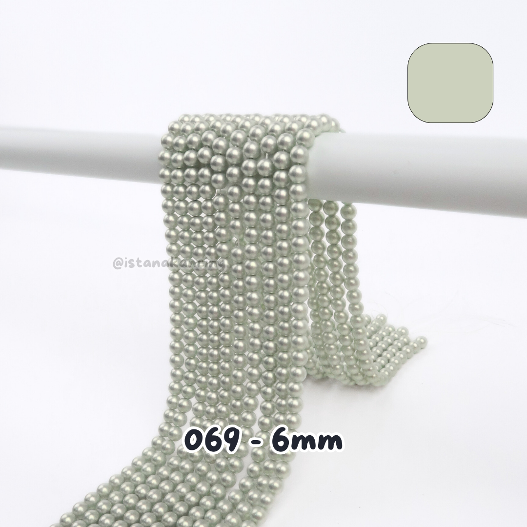 Mutiara Sintetis 6mm Pt 2