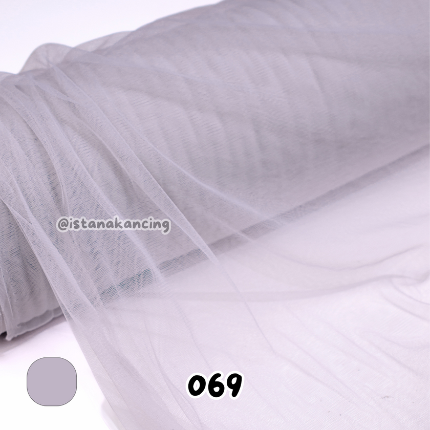 Kain Soft Tulle Lebar 150cm Monochrome Series