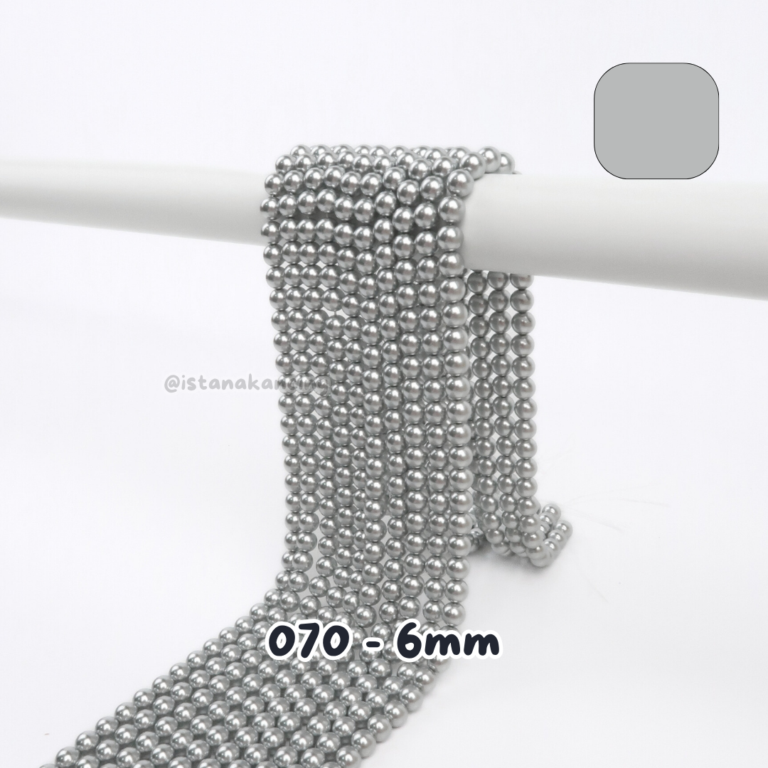 Mutiara Sintetis 6mm Pt 2