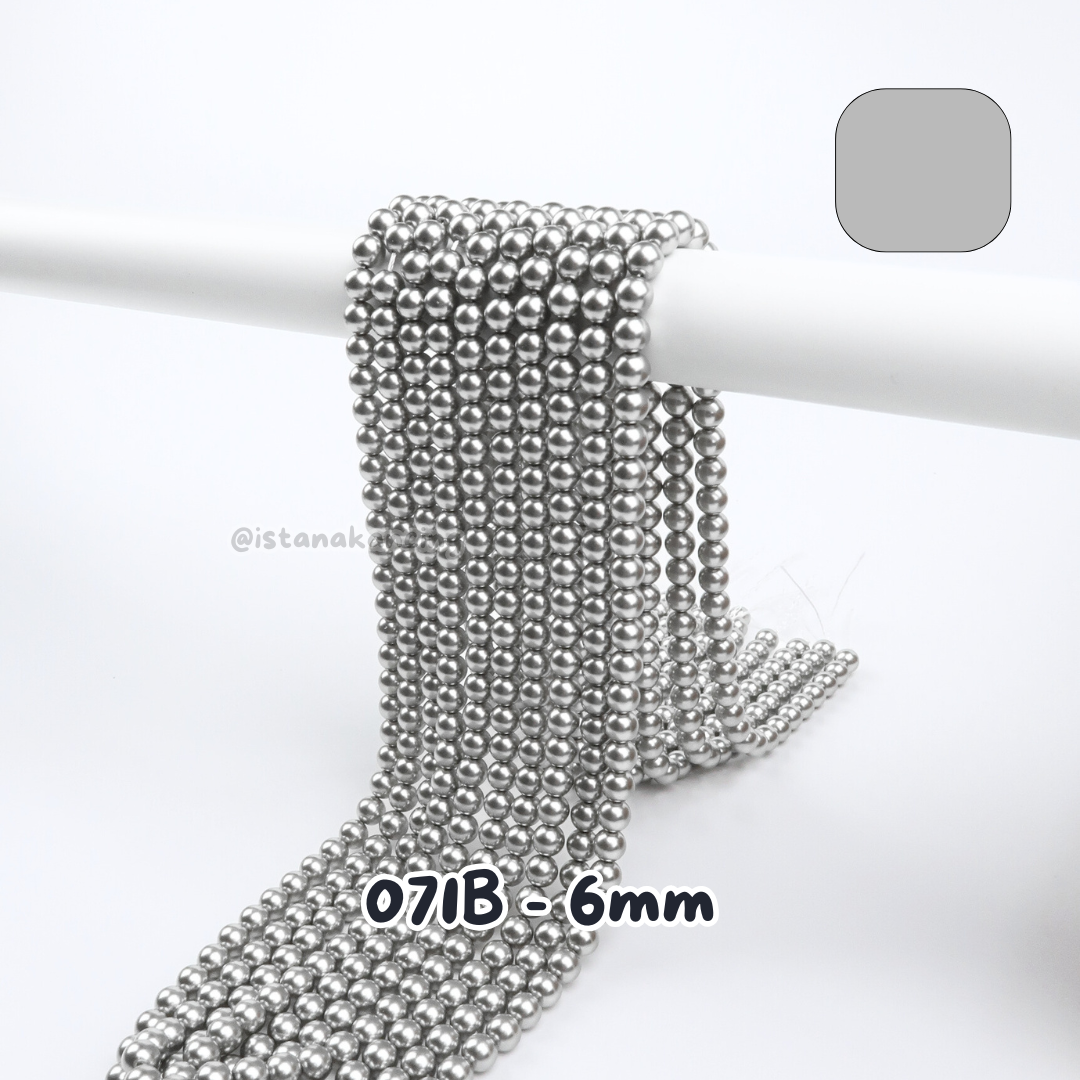 Mutiara Sintetis 6mm Pt 2