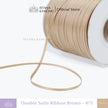 Double Face Satin Ribbon 1/8