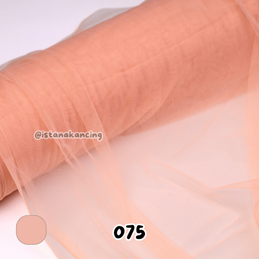 Kain Soft Tulle Lebar 150cm Seri Pink