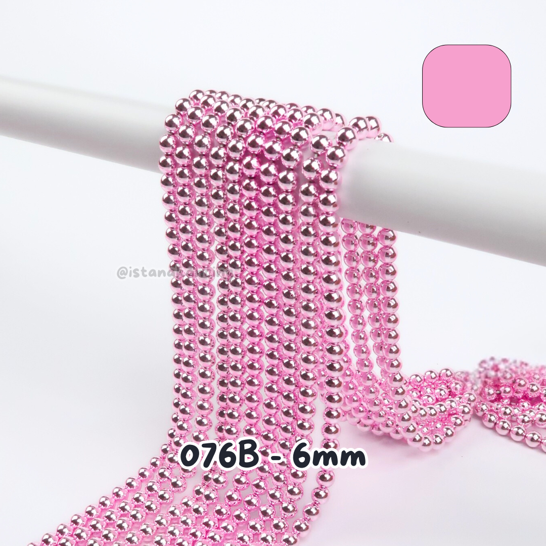 Mutiara Sintetis 6mm Pt 2