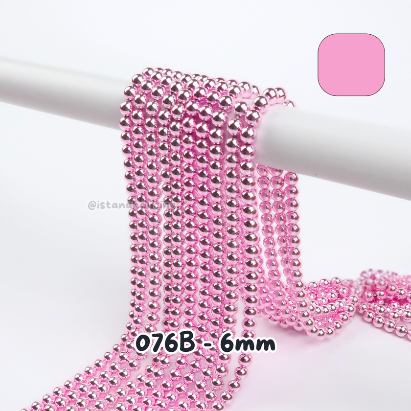 Mutiara Sintetis 6mm Pt 2