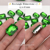 Rectangle Crystal Claw Setting 13x18mm