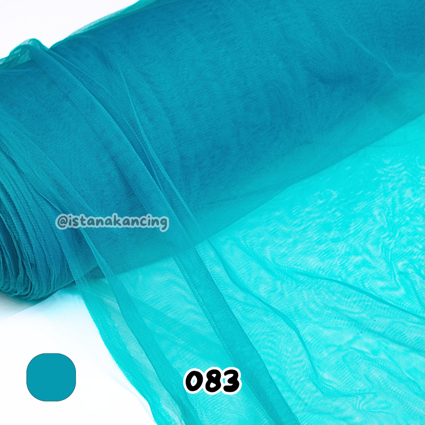 Kain Soft Tulle Lebar 150cm Green Series