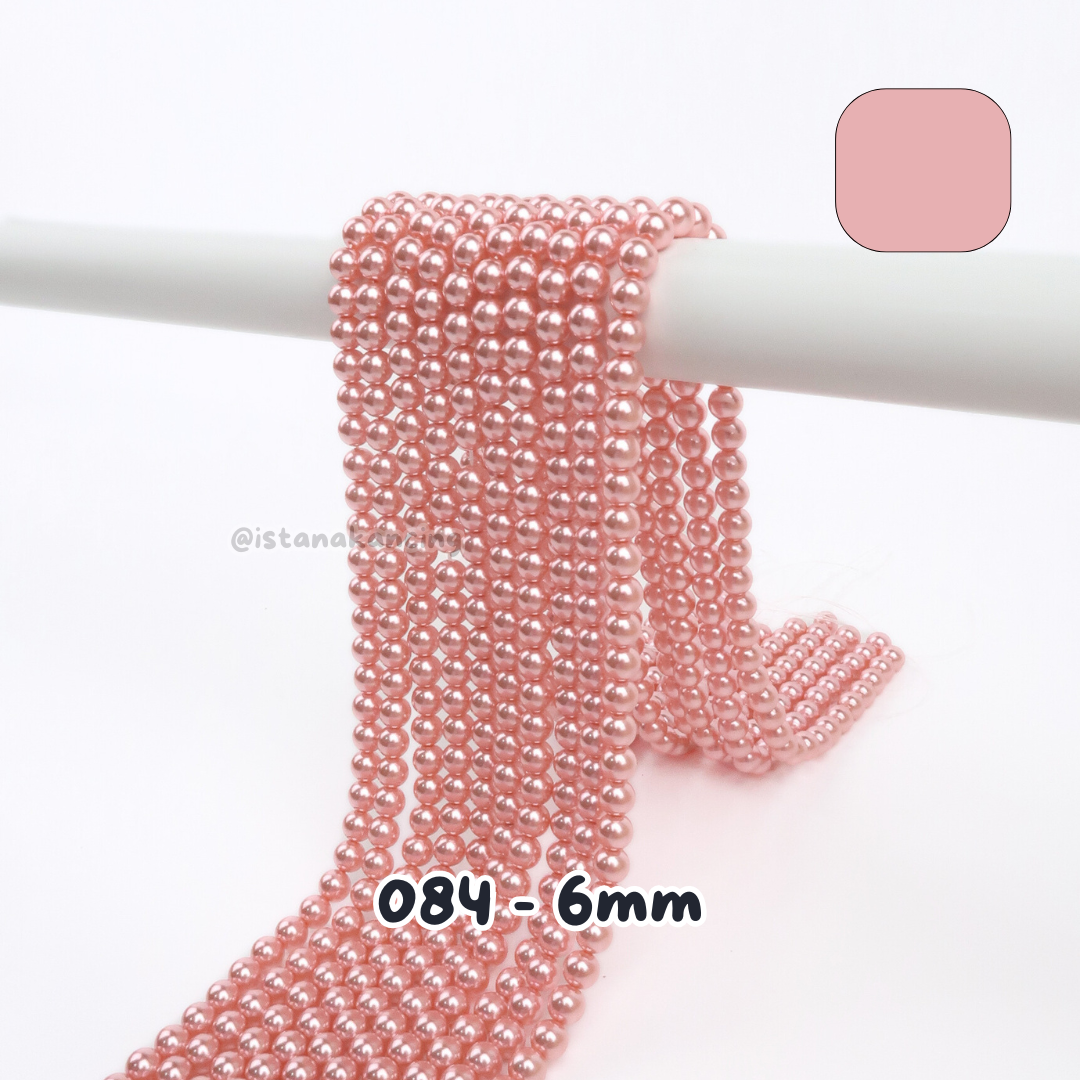 Mutiara Sintetis 6mm Pt 1