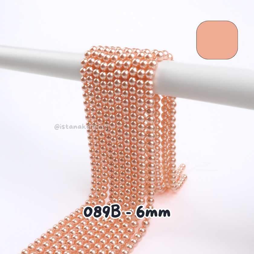 Mutiara Sintetis 6mm Pt 2