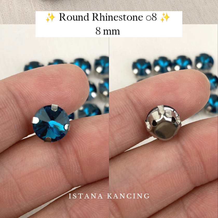 Round Crystal Claw Setting 8mm