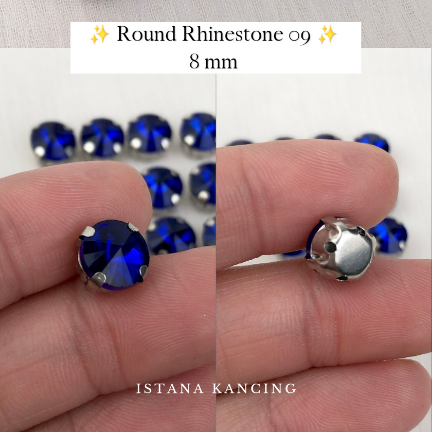 Round Crystal Claw Setting 8mm