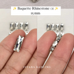 Baguette Crystal Claw Setting 15mm