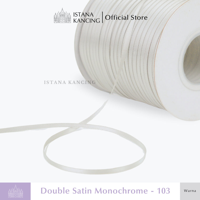 Double Face Satin Ribbon 1/8