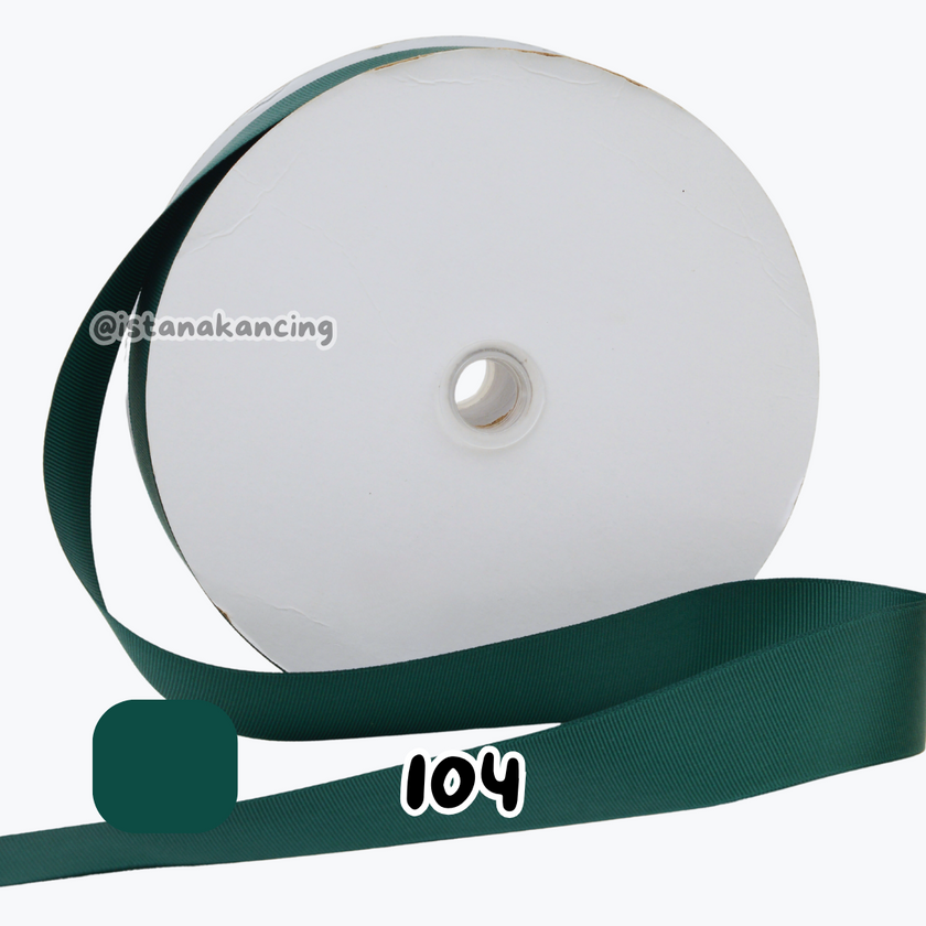 Grosgrain Wajah Ganda 1/2