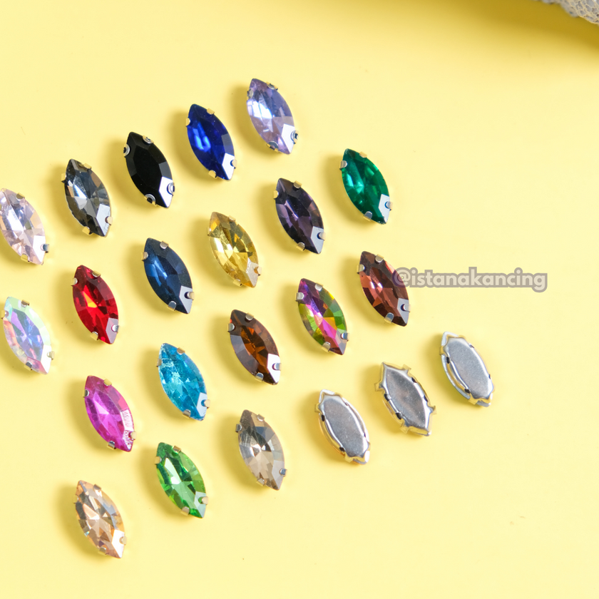 Navette Crystal Claw Setting 7x15mm