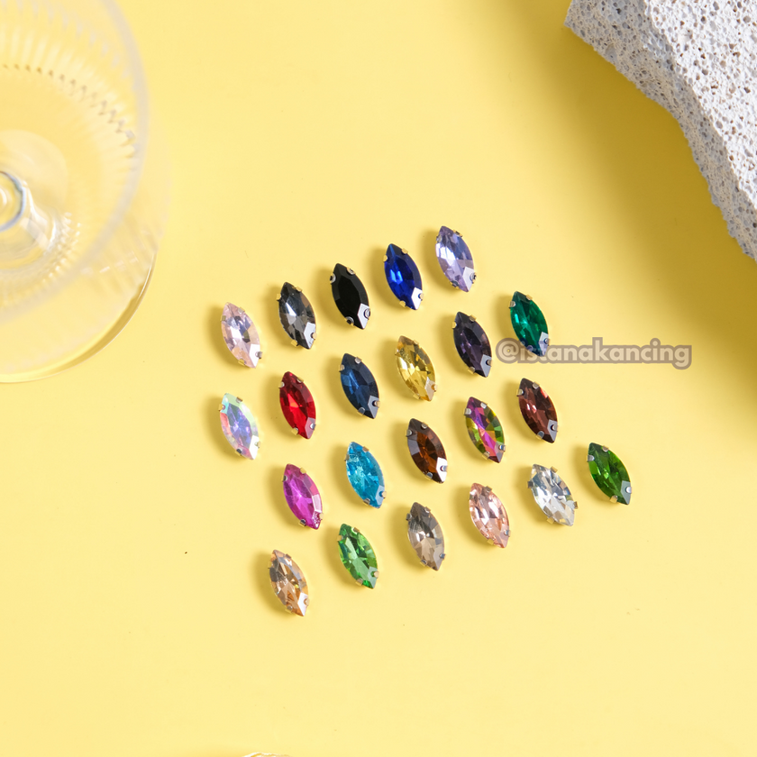 Navette Crystal Claw Setting 7x15mm