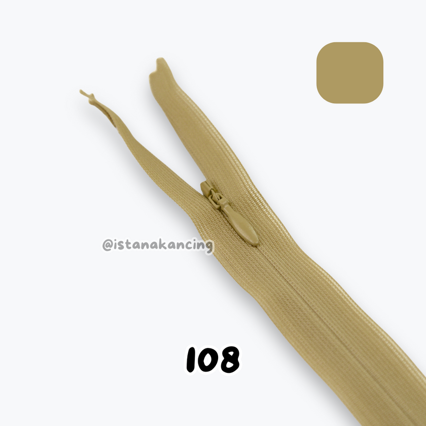 YKK Invisible Zipper - Strip D