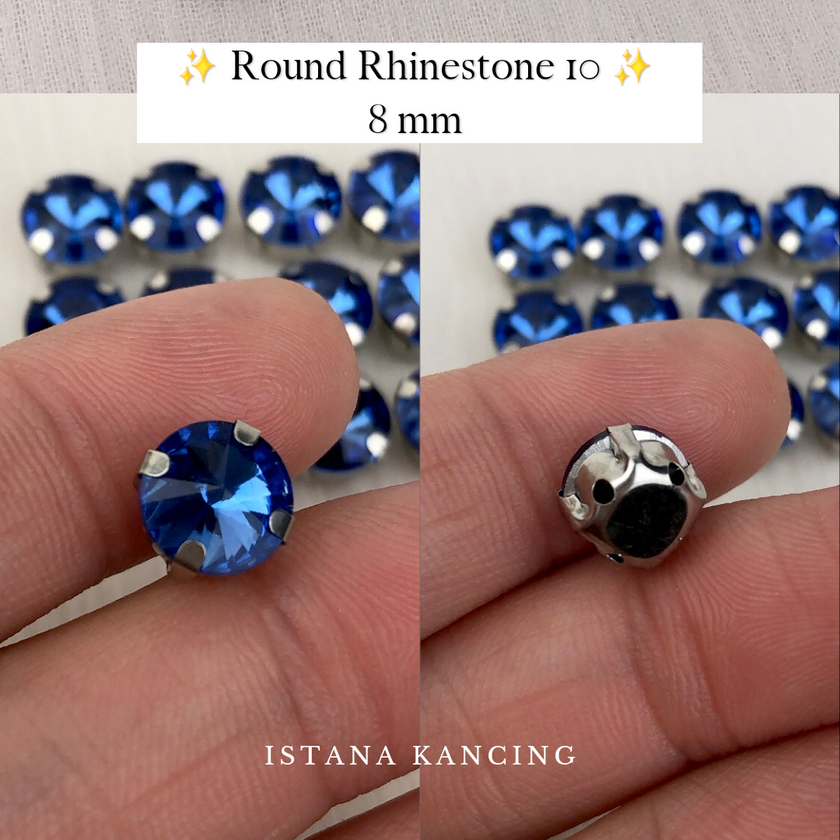 Round Crystal Claw Setting 8mm