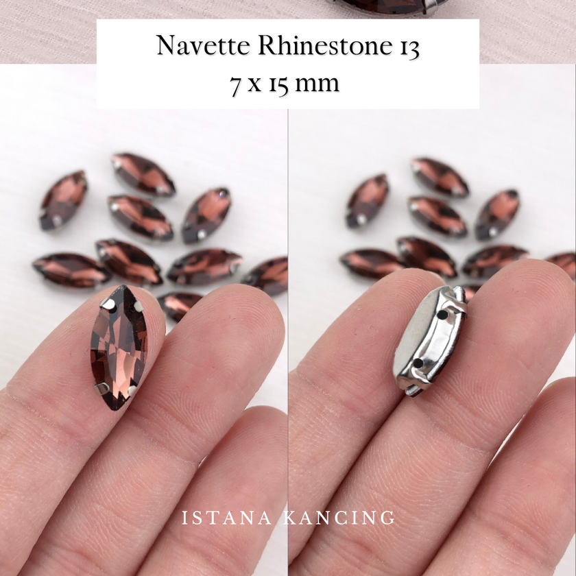Navette Crystal Claw Setting 7x15mm